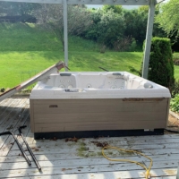 hot tub removal before